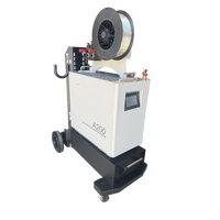Air-Cooled Continuous-Wave Fiber Laser with Mobile Trolley
