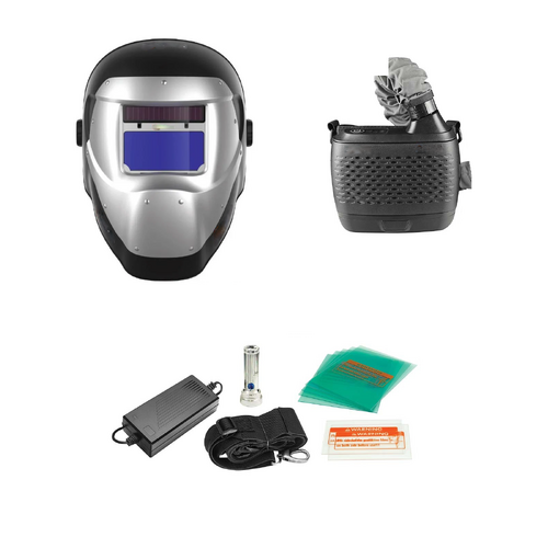 Respiratory Laser Welding Helmet with Integrated PAPR System and OD10+ Protection